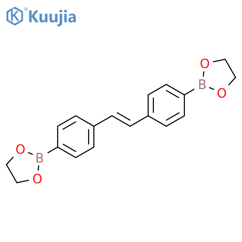 1,3,2-Dioxaborolane, 2,2'-[(1E)-1,2-ethenediyldi-4,1-phenylene]bis- structure