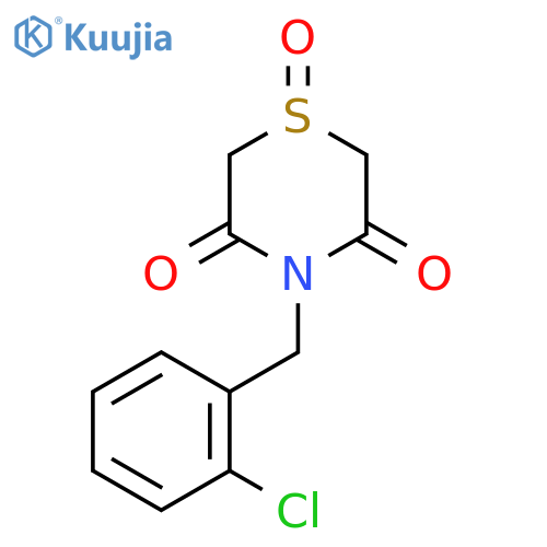 4-(2-Chlorobenzyl)-1lambda~4~,4-thiazinane-1,3,5-trione structure