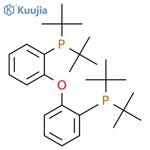 Ditert-butyl-[2-(2-ditert-butylphosphanylphenoxy)phenyl]phosphane structure