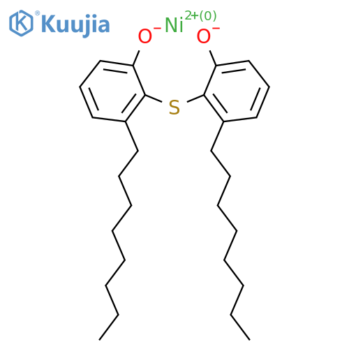 ((2,2'-Thiobis(3-octylphenolato))(2-)-O,O',S)nickel structure
