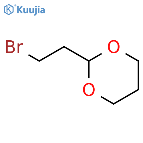 2-(2-Bromoethyl)-1,3-dioxane structure