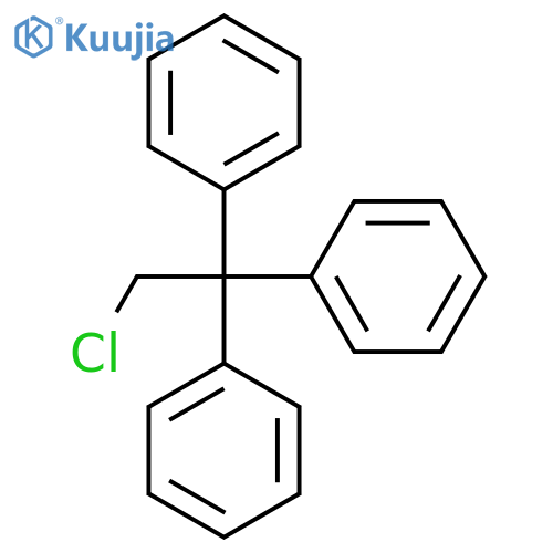 Benzene, 1,1',1''-(chloroethylidyne)tris- structure