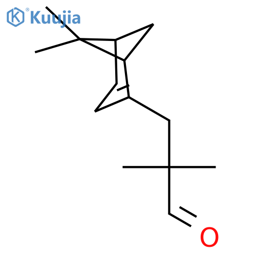 Bicyclo[3.1.1]hept-2-ene-2-propanal,a,a,6,6-tetramethyl- structure
