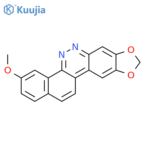 [1,3]DIOXOLO[4,5-G]NAPHTHO[1,2-C]CINNOLINE, 3-METHOXY- structure