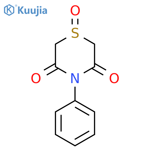 1-Oxo-4-phenyl-1,4-thiazinane-3,5-dione structure
