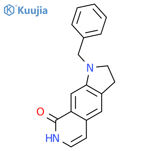 8H-Pyrrolo[3,2-g]isoquinolin-8-one, 1,2,3,7-tetrahydro-1-(phenylmethyl)- structure