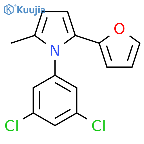 1-(3,5-DICHLOROPHENYL)-2-(2-FURYL)-5-METHYL-1H-PYRROLE structure