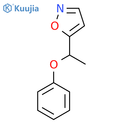 5-(1-Phenoxyethyl)-1,2-oxazole structure