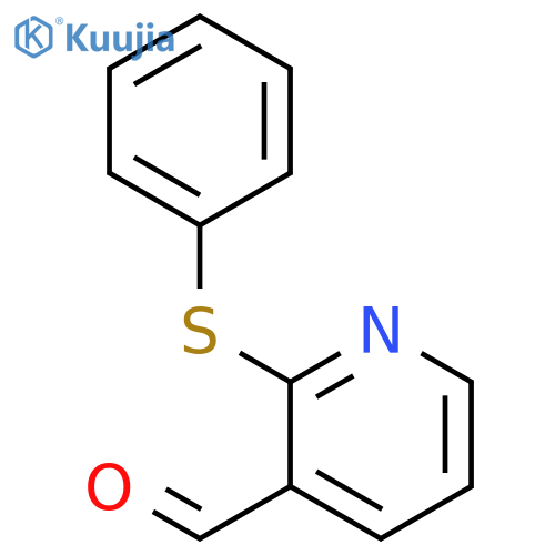 2-(Phenylsulfanyl)nicotinaldehyde structure