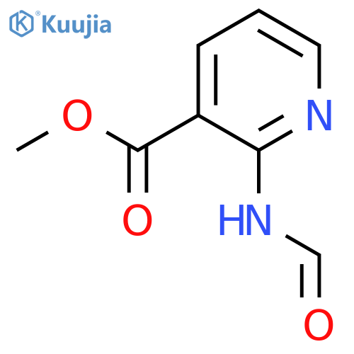 Methyl 2-formamidopyridine-3-carboxylate structure