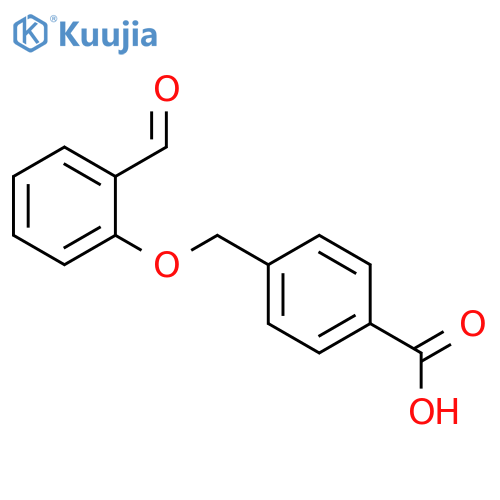 4-(2-Formylphenoxy)methylbenzoic acid structure