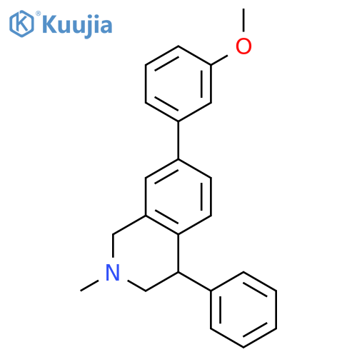 Isoquinoline, 1,2,3,4-tetrahydro-7-(3-methoxyphenyl)-2-methyl-4-phenyl- structure