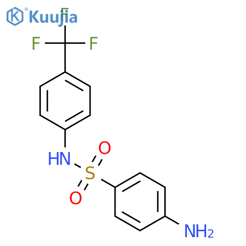 4-Amino-n-4-(trifluoromethyl)phenylbenzenesulfonamide structure