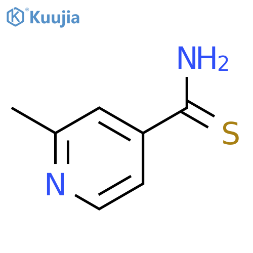 2-Methylthioisonicotinamide structure