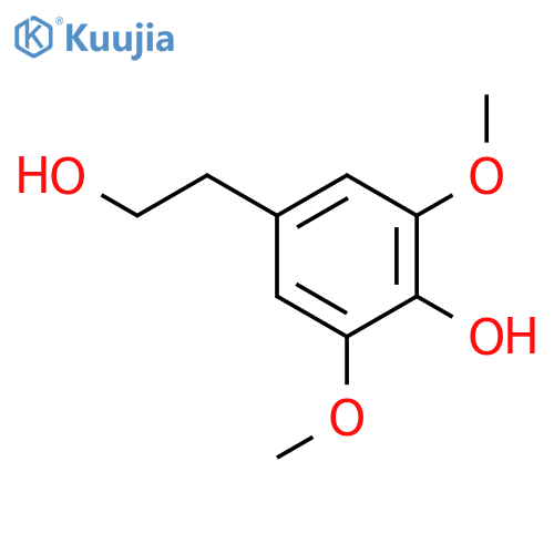4-(1-hydroxyethyl)-2,6-dimethoxyphenol structure