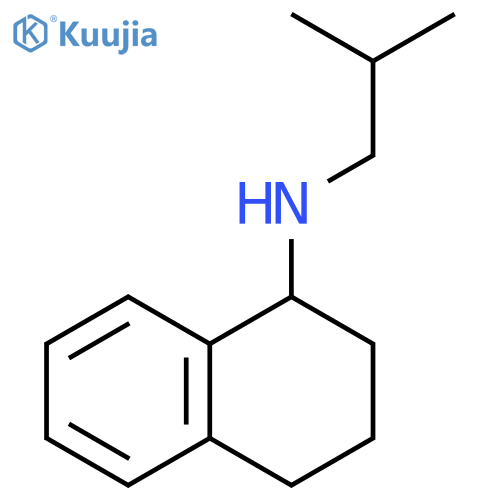 N-(2-methylpropyl)-1,2,3,4-tetrahydronaphthalen-1-amine structure