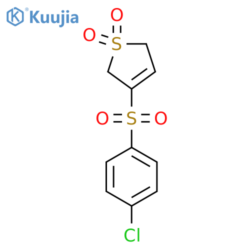 3-(4-Chlorophenyl)sulfonyl-2,5-dihydrothiophene 1,1-dioxide structure