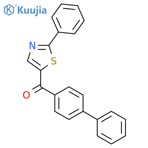 1,1'-Biphenyl-4-yl(2-phenyl-1,3-thiazol-5-yl)methanone structure