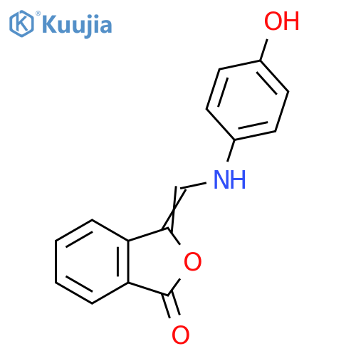 1(3H)-Isobenzofuranone, 3-[[(4-hydroxyphenyl)amino]methylene]- structure