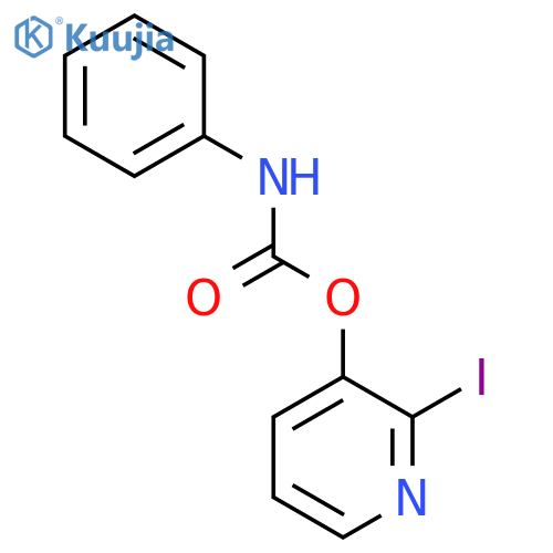 2-Iodo-3-pyridinyl N-phenylcarbamate structure