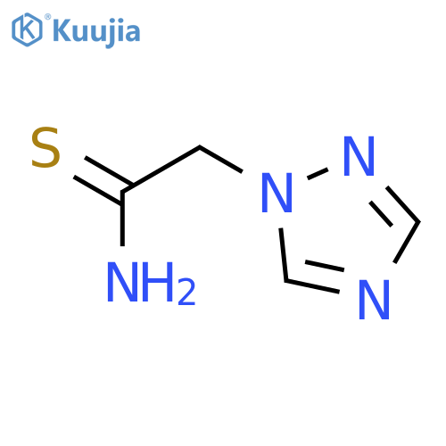 1H-1,2,4-Triazole-1-ethanethioamide structure