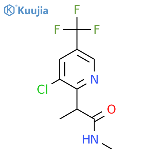 2-[3-CHLORO-5-(TRIFLUOROMETHYL)-2-PYRIDINYL]-N-METHYLPROPANAMIDE structure