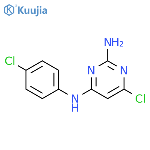 2,4-Pyrimidinediamine, 6-chloro-N4-(4-chlorophenyl)- structure