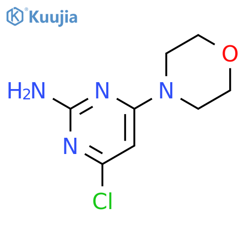 4-Chloro-6-morpholin-4-ylpyrimidin-2-amine structure