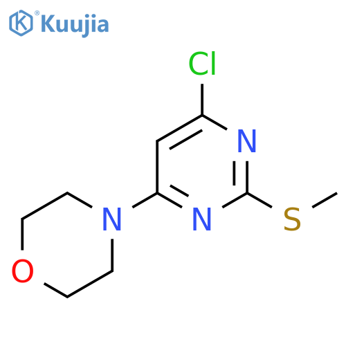 4-[6-Chloro-2-(methylsulfanyl)-4-pyrimidinyl]morpholine structure