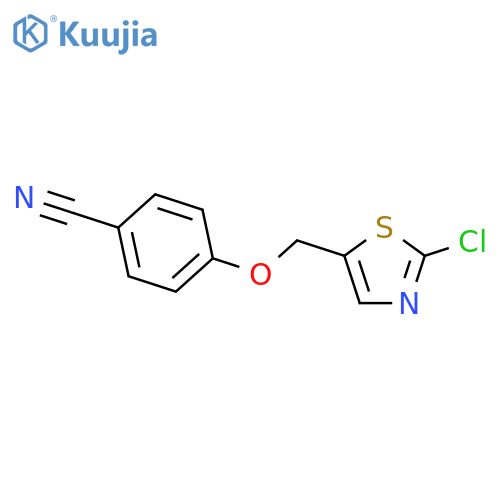 4-(2-Chloro-1,3-Thiazol-5-Yl)MethoxyBenzenecarbonitrile structure