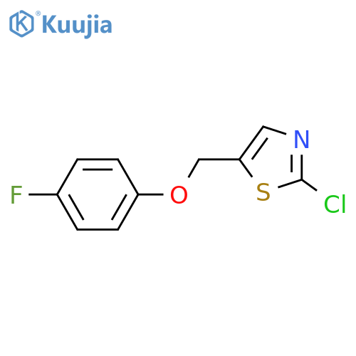 Thiazole, 2-chloro-5-[(4-fluorophenoxy)methyl]- structure