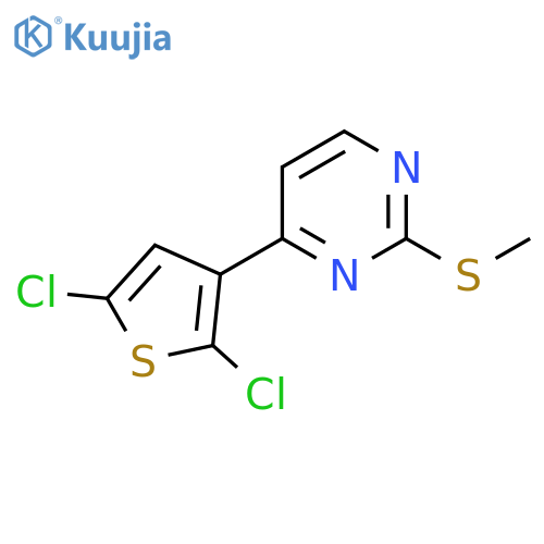 4-(2,5-Dichloro-3-thienyl)-2-pyrimidinyl methyl sulfide structure