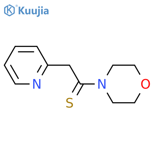1-Morpholino-2-(2-pyridinyl)-1-ethanethione structure