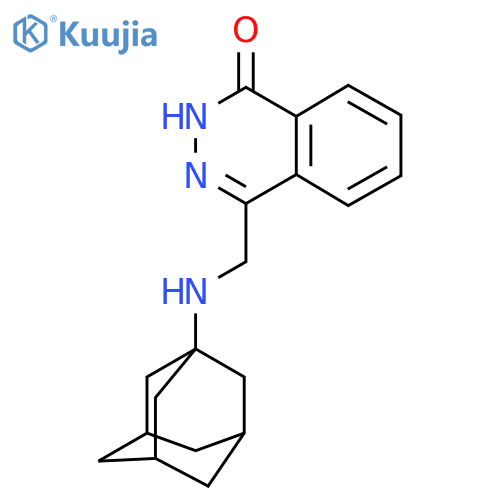 4-[(1-adamantylamino)methyl]-1(2H)-phthalazinone structure