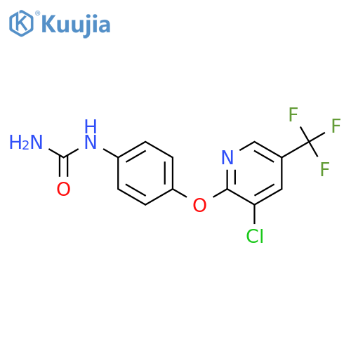 Urea, [4-[[3-chloro-5-(trifluoromethyl)-2-pyridinyl]oxy]phenyl]- structure