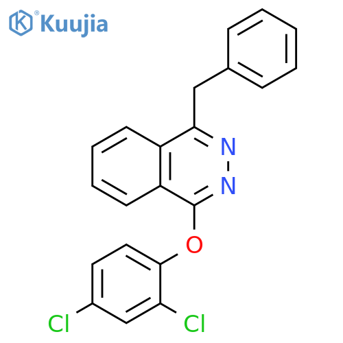 Phthalazine, 1-(2,4-dichlorophenoxy)-4-(phenylmethyl)- structure