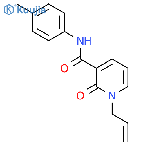 1-ALLYL-N-(4-METHYLPHENYL)-2-OXO-1,2-DIHYDRO-3-PYRIDINECARBOXAMIDE structure