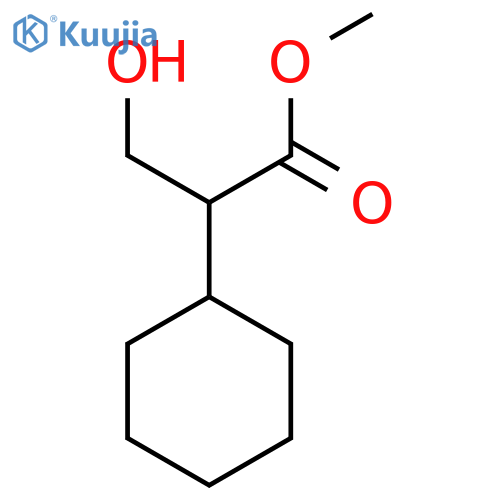 methyl 2-cyclohexyl-3-hydroxypropanoate structure