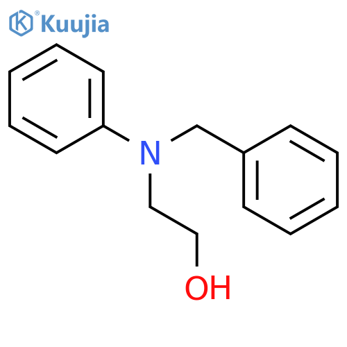 2-(N-benzylanilino)ethanol structure