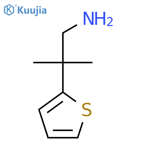 2-Methyl-2-(thiophen-2-yl)propan-1-amine structure