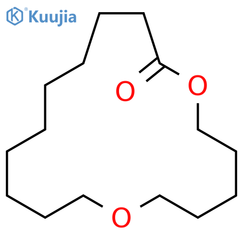 11-oxahexadecan-16-olide structure