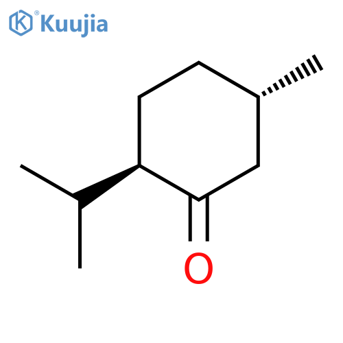 (+)-Menthone structure