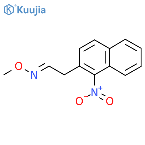 2-(1-NITRO-2-NAPHTHYL)ACETALDEHYDE O-METHYLOXIME structure