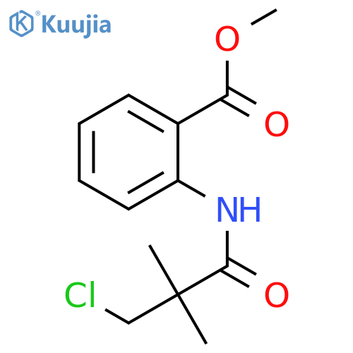 Methyl 2-(3-Chloro-2,2-dimethylpropanoyl)aminobenzenecarboxylate structure