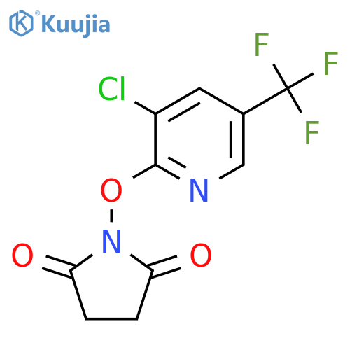 1-((3-Chloro-5-(trifluoromethyl)-2-pyridinyl)oxy)dihydro-1H-pyrrole-2,5-dione structure