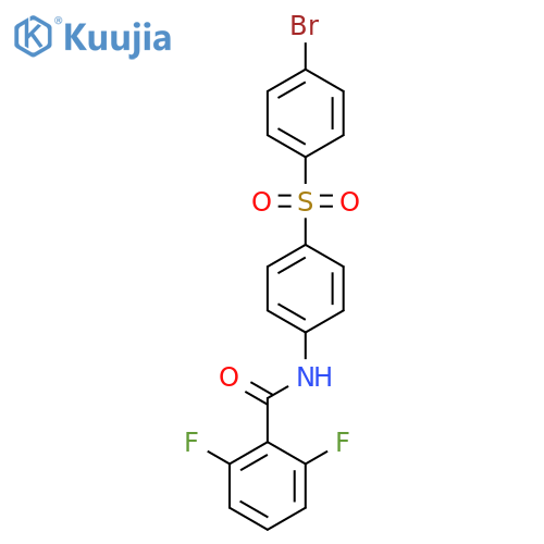 N-(4-[(4-BROMOPHENYL)SULFONYL]PHENYL)-2,6-DIFLUOROBENZENECARBOXAMIDE structure