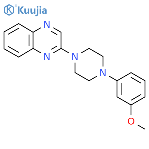 2-[4-(3-Methoxyphenyl)piperazino]quinoxaline structure