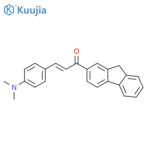 3-[4-(Dimethylamino)phenyl]-1-(9H-fluoren-2-YL)prop-2-EN-1-one structure