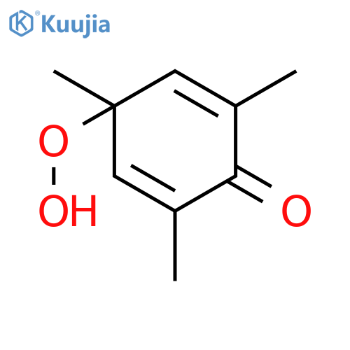 2,5-Cyclohexadien-1-one, 4-hydroperoxy-2,4,6-trimethyl- structure