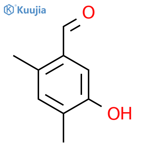 2,4-Dimethyl-5-hydroxybenzaldehyde structure